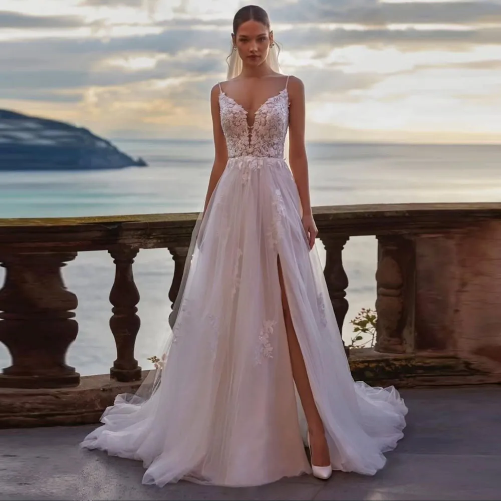 2026 Elegant Sleeveless A-Line Women Evening Dresses Sexy Spaghetti Strap Prom Party Gowns Banquet Vestidos De Novias Customized
2026 Elegant Sleeveless A-Line Women Evening Dresses Sexy Spaghetti Strap Prom Party Gowns Banquet Vestidos De Novias Customized