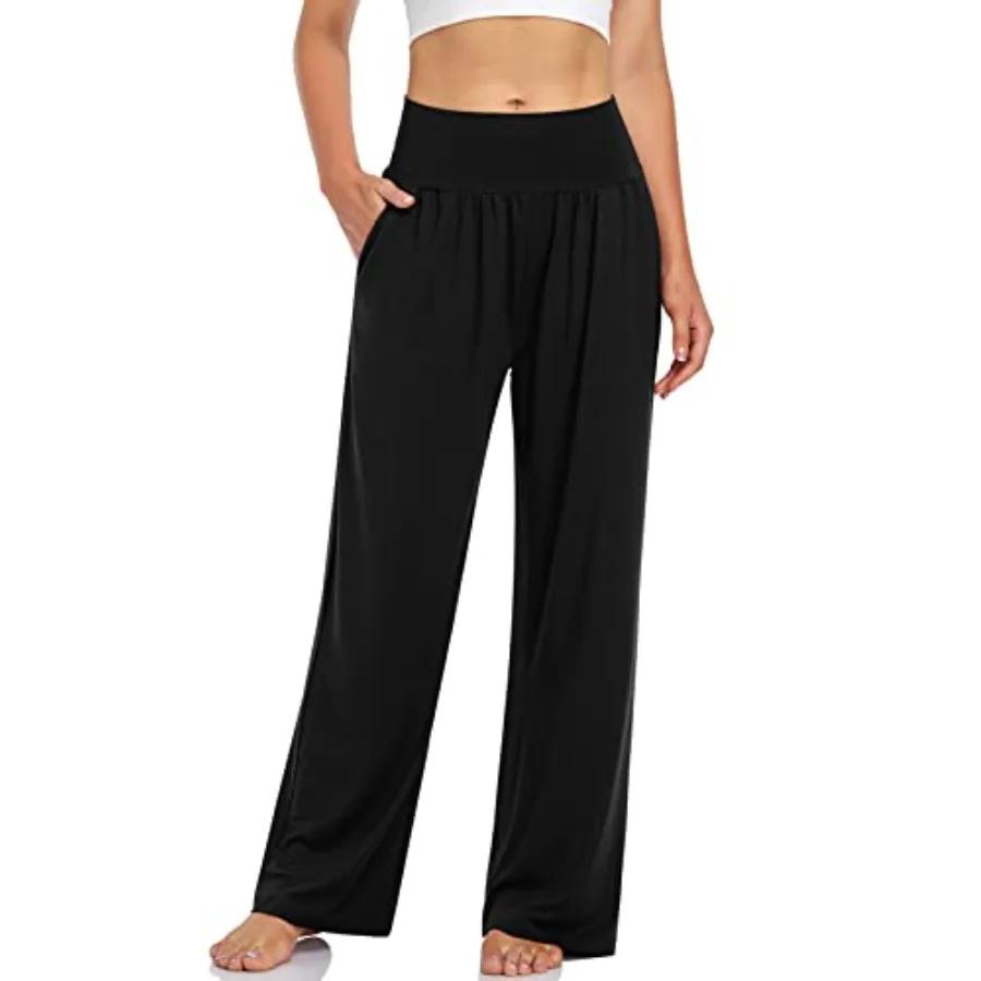 UEU Women's Casual Loose Wide Leg Cozy Pants Yoga Sweatpants Comfy High Waisted Sports Athletic Lounge Pants with Pockets
UEU Women's Casual Loose Wide Leg Cozy Pants Yoga Sweatpants Comfy High Waisted Sports Athletic Lounge Pants with Pockets