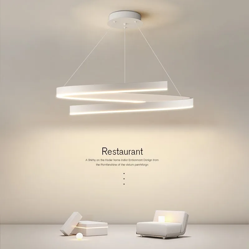 Modern Home Decoration LED Pendant Light, Nordic Minimalist Spiral Chandelier Lighting Fixtures for Living Room, Bedroom, Dining
Modern Home Decoration LED Pendant Light, Nordic Minimalist Spiral Chandelier Lighting Fixtures for Living Room, Bedroom, Dining