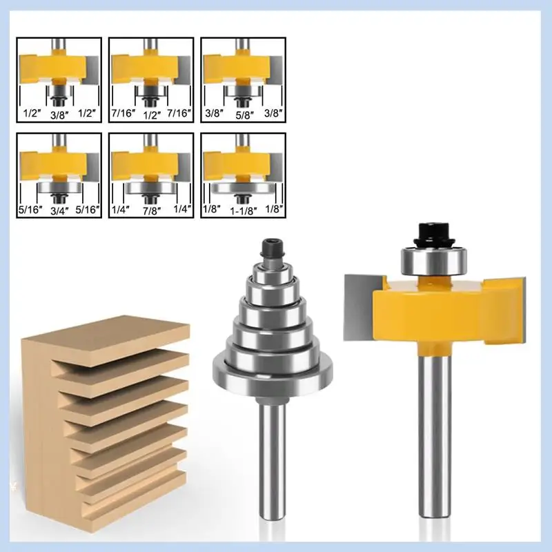 AS63-1/4 Inch Adjustable Mortising Knife Set Bearing Notching Knife Woodworking Router Drill Bits For Wood Grooving
AS63-1/4 Inch Adjustable Mortising Knife Set Bearing Notching Knife Woodworking Router Drill Bits For Wood Grooving
