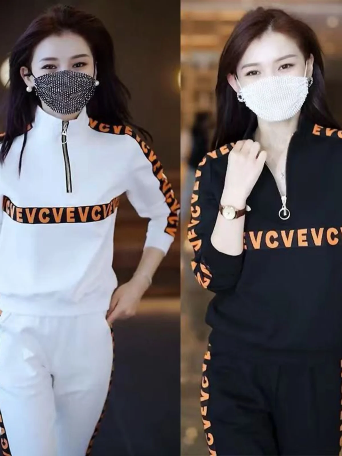 Спортивный костюм для женщин: толстовка на молнии и брюки, комплект из двух предметов, полиэстер, длинный рукав, воротник-стойка, повседневный стиль...
Спортивный костюм для женщин: толстовка на молнии и брюки, комплект из двух предметов, полиэстер, длинный рукав, воротник-стойка, повседневный стиль...