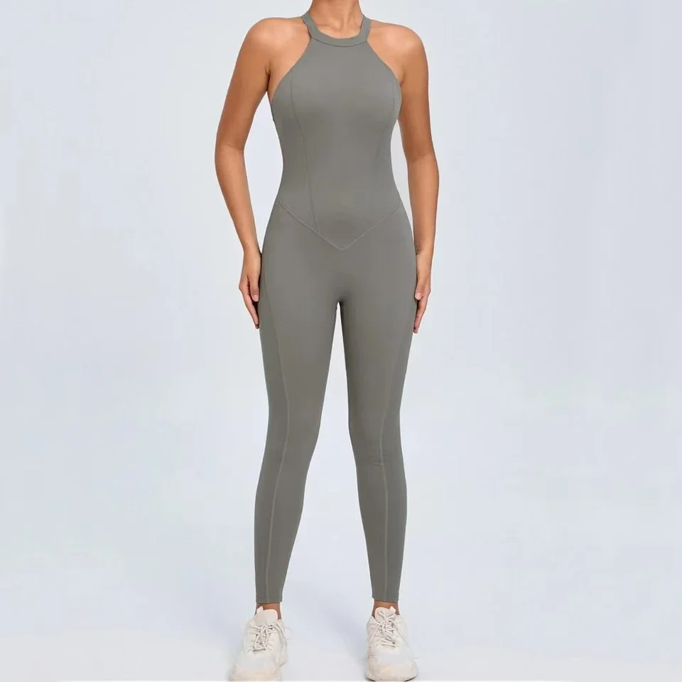 2024 Rompers Yoga Sets Sleeveless pants Jumpsuit for Women Fitness Gym Clothing Workout Open Back Sports Suit with chest pad
2024 Rompers Yoga Sets Sleeveless pants Jumpsuit for Women Fitness Gym Clothing Workout Open Back Sports Suit with chest pad