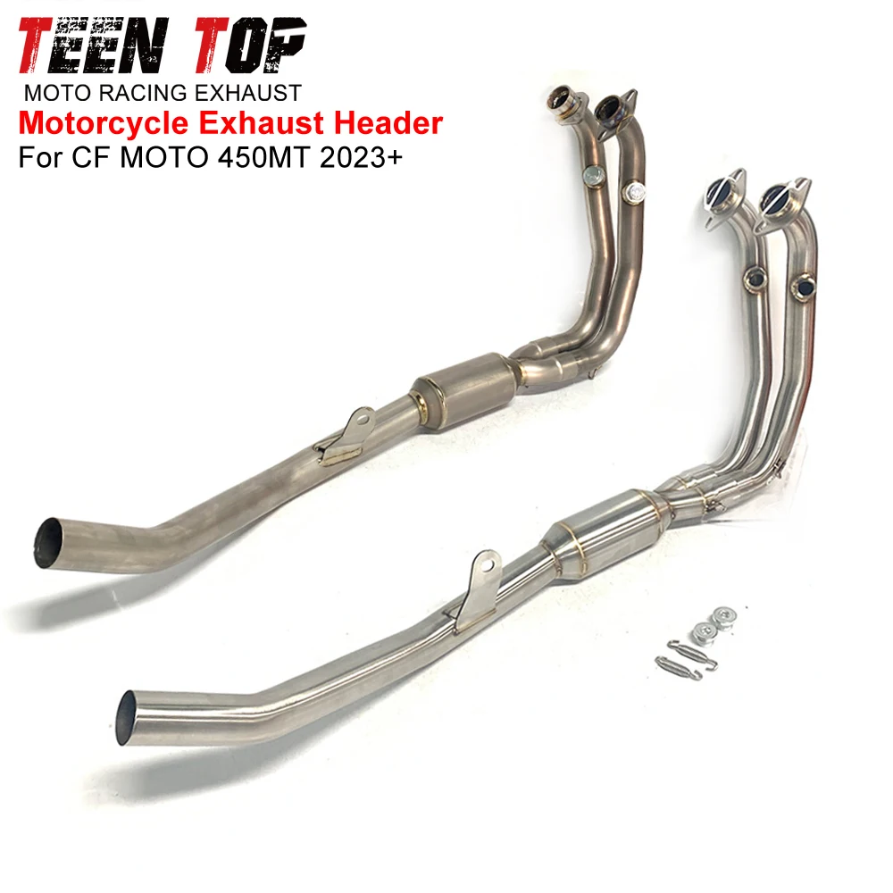 For CF MOTO 450MT 450 MT Exhaust Header Stainless Steel/Titanium Alloy Moto bike 450MT 2023+ Connect to Original Racing Muffler
For CF MOTO 450MT 450 MT Exhaust Header Stainless Steel/Titanium Alloy Moto bike 450MT 2023+ Connect to Original Racing Muffler