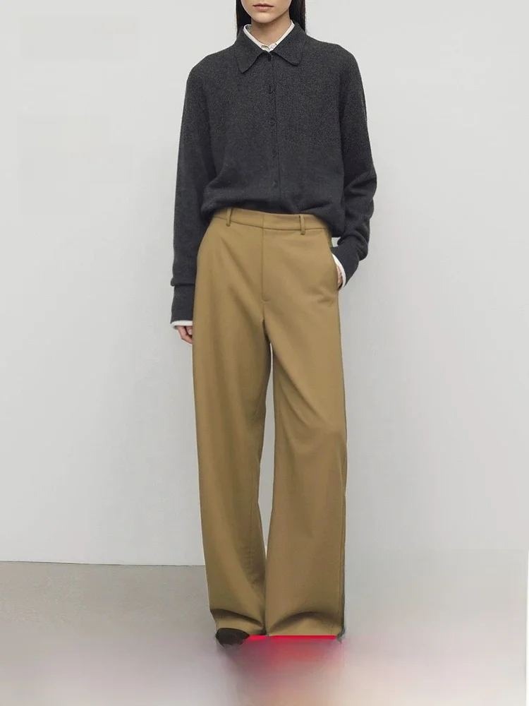 Spring New Style Women's Wide Leg Pants Asymmetrical Hemline Casual Loose Fit Concealing Meat Stylish And Elegant
Spring New Style Women's Wide Leg Pants Asymmetrical Hemline Casual Loose Fit Concealing Meat Stylish And Elegant