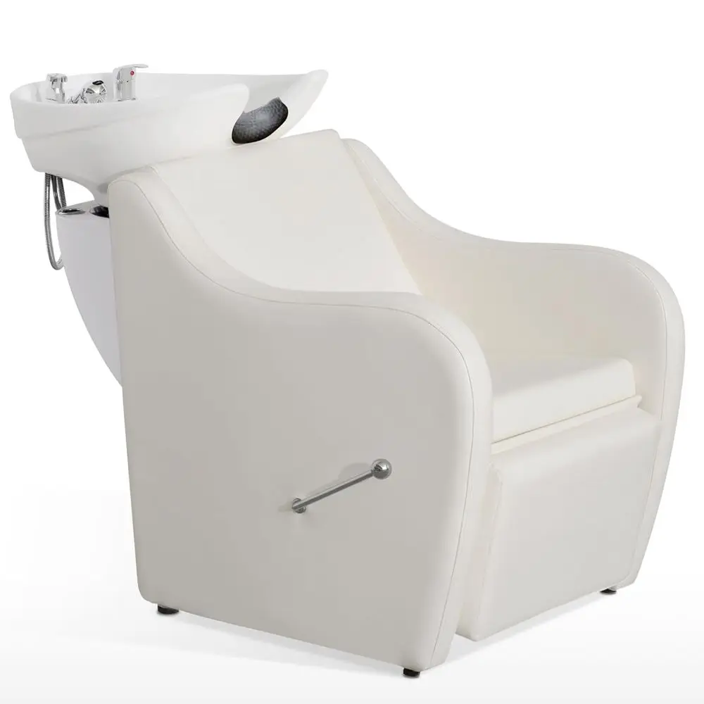 Shampoo Station Chair with Legrest, UPC Certified Shampoo Bowl and Chair Set, White Barbershop Model 9089
Shampoo Station Chair with Legrest, UPC Certified Shampoo Bowl and Chair Set, White Barbershop Model 9089