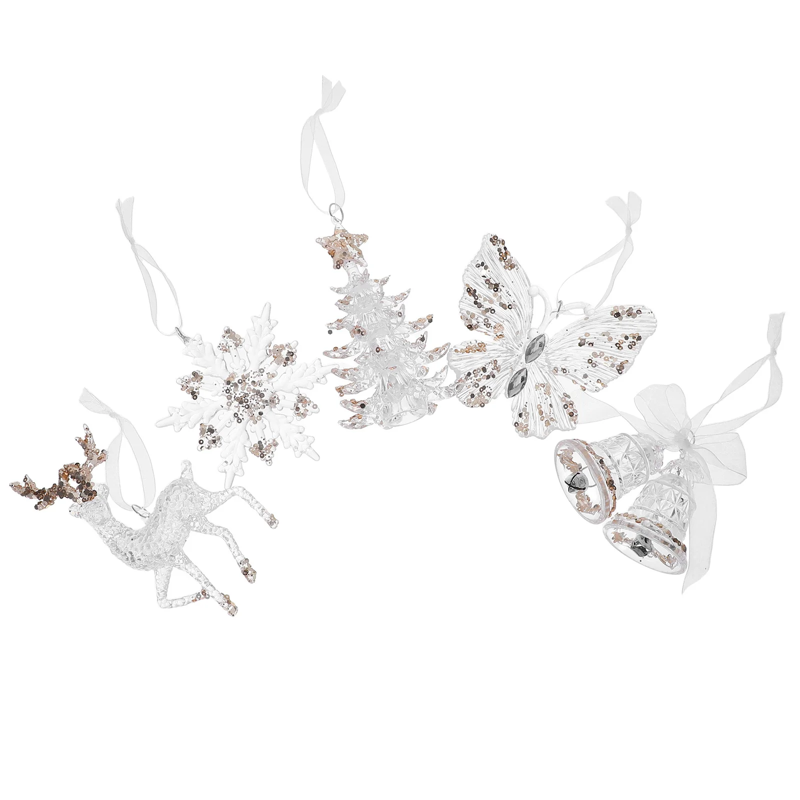 5Pcs Christmas Decoration Ornaments Shimmering Snowflake Acrylic Pendants for Tree Window Door Holiday Winter Ambiance
5Pcs Christmas Decoration Ornaments Shimmering Snowflake Acrylic Pendants for Tree Window Door Holiday Winter Ambiance
