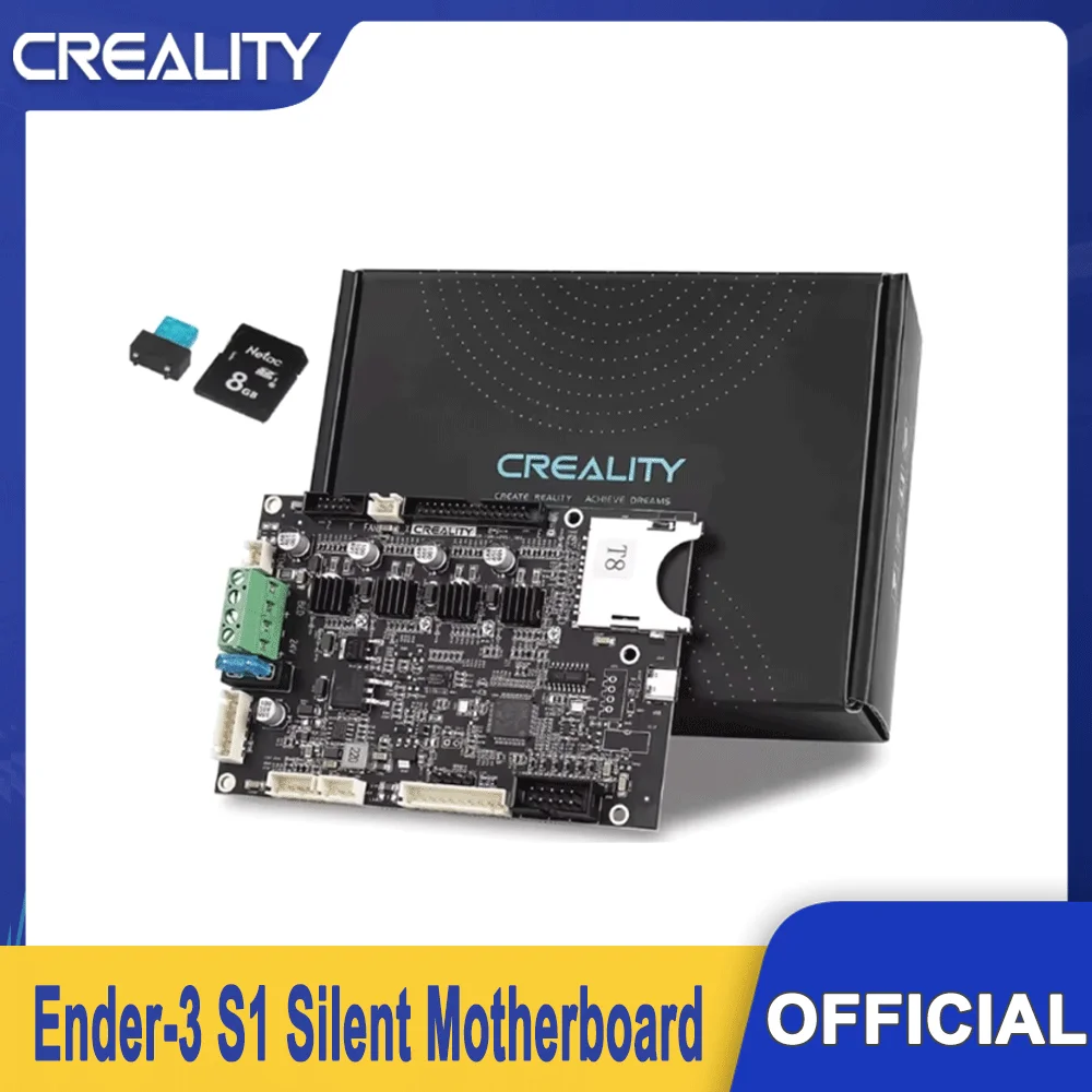 Creality Ender-3 S1 Silent Motherboard 32 Bit Mainboard SD Card fuse Package with TMC2208 Drivers for Ender 3 S1 3D Printer Part
Creality Ender-3 S1 Silent Motherboard 32 Bit Mainboard SD Card fuse Package with TMC2208 Drivers for Ender 3 S1 3D Printer Part