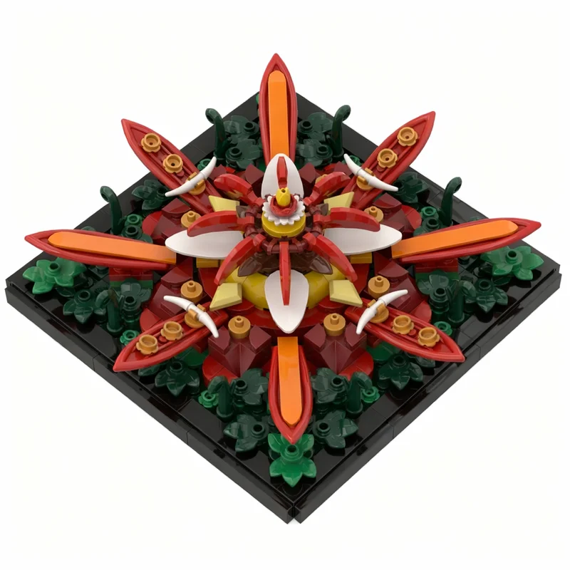 347pcs MOC Mandala Flower Red Botanicals Model Building Blocks Construction Toy Christmas Gifts DIY Creative Idea Education
347pcs MOC Mandala Flower Red Botanicals Model Building Blocks Construction Toy Christmas Gifts DIY Creative Idea Education