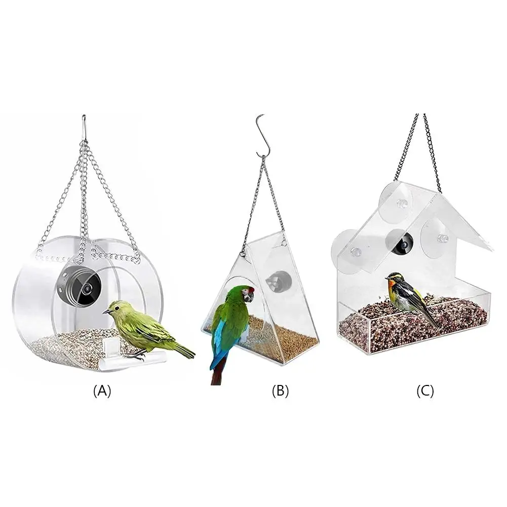 Smart Birds Hanging HD Transparent with Camera Home Pet Feeder Outdoor Feeder for Easy Bird Installation Garden 1080P
Smart Birds Hanging HD Transparent with Camera Home Pet Feeder Outdoor Feeder for Easy Bird Installation Garden 1080P