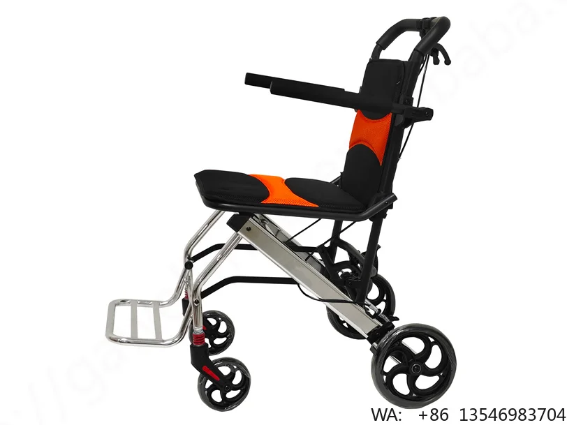 Ultra Aluminum Foldable Portable Disabled Travel Wheelchair Active Transport Lightweight Manual Flip-up Armrest Self-lock Brake
Ultra Aluminum Foldable Portable Disabled Travel Wheelchair Active Transport Lightweight Manual Flip-up Armrest Self-lock Brake