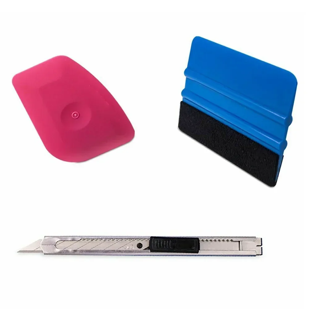 Tool Felt Squeegee Tint Scraper Plastic+Metal Vehicle Vinyl Wrapping Accessories Application Casement Kit Useful
Tool Felt Squeegee Tint Scraper Plastic+Metal Vehicle Vinyl Wrapping Accessories Application Casement Kit Useful
