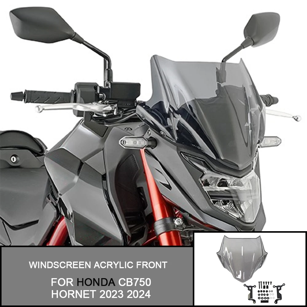For HONDA CB750 Hornet CB 750 HORNET 2023 2024 Motorcycle Accessories Sports WindScreen Acrylic Front Windshield Visor Deflector
For HONDA CB750 Hornet CB 750 HORNET 2023 2024 Motorcycle Accessories Sports WindScreen Acrylic Front Windshield Visor Deflector