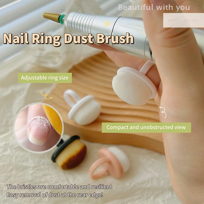 Nails Art Dust Brush Buckle Brush Oval Gel Dust Cleaning Make Up Ring-shaped Brush Manicure Tools
Nails Art Dust Brush Buckle Brush Oval Gel Dust Cleaning Make Up Ring-shaped Brush Manicure Tools