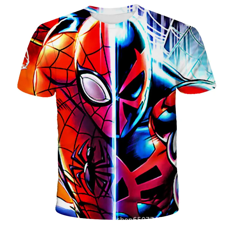 Marvel Spiderman Anime Child T-shirt 3D Print Pattern Superhero Boy Cartoon Summer Short Sleeve Casual Clothing Quick Dry Top
Marvel Spiderman Anime Child T-shirt 3D Print Pattern Superhero Boy Cartoon Summer Short Sleeve Casual Clothing Quick Dry Top