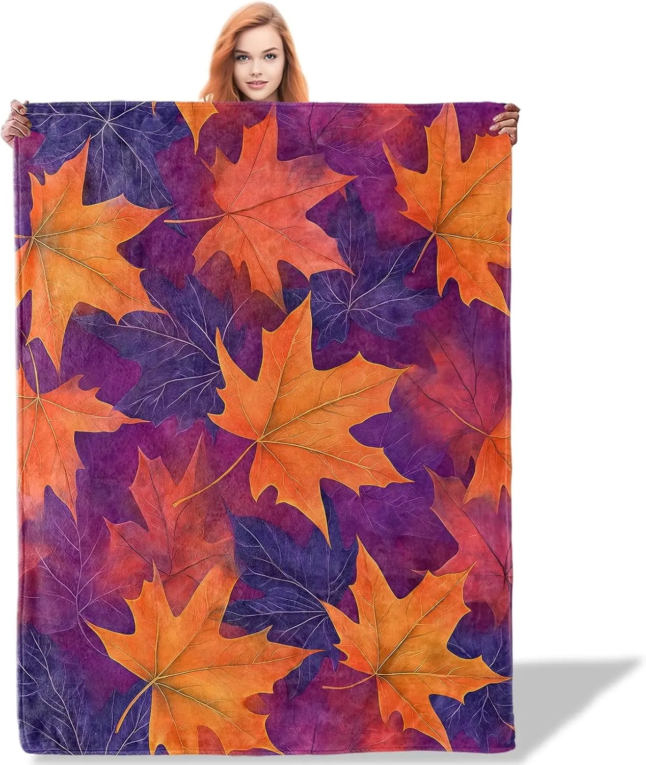 Fall Foliage Throw Blanket , Vibrant Autumn Leaves Theme Blankets for Living Room Couch,Soft Flannel Seasonal Gifts and Women
Fall Foliage Throw Blanket , Vibrant Autumn Leaves Theme Blankets for Living Room Couch,Soft Flannel Seasonal Gifts and Women
