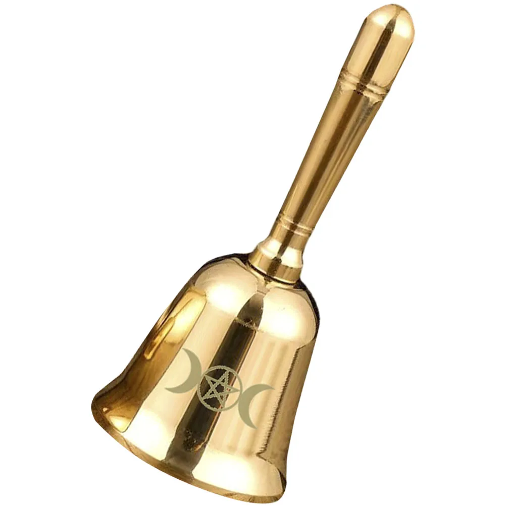 Three Phase Moon Brass Bell Altar Ritual Decorative Wrist Ornament Vintage Style Mini Bells Pentagram Supply Exquisite Design
Three Phase Moon Brass Bell Altar Ritual Decorative Wrist Ornament Vintage Style Mini Bells Pentagram Supply Exquisite Design