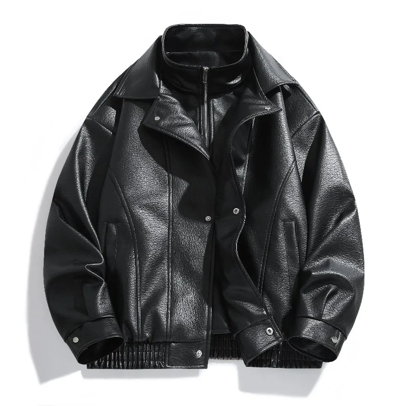 Leather Jacket Autumn Winter Outdoor Comfortable Warm Breathable Men's Jacket Sports Fitness Running Leisure Handsome Imitation
Leather Jacket Autumn Winter Outdoor Comfortable Warm Breathable Men's Jacket Sports Fitness Running Leisure Handsome Imitation