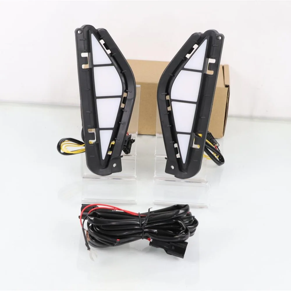 July King LED Daytime Running Lights for Hyundai Santa Fe 2021 2022 2023, 6000K DRL + Streamer Yellow Turn Signals, Start Scan
July King LED Daytime Running Lights for Hyundai Santa Fe 2021 2022 2023, 6000K DRL + Streamer Yellow Turn Signals, Start Scan