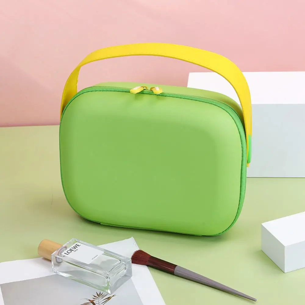 Simple Waterproof PU Cosmetic Bag Candy Color Handle Wash Storage Bag Space Saving Square Portable Tote Bag Bathroom
Simple Waterproof PU Cosmetic Bag Candy Color Handle Wash Storage Bag Space Saving Square Portable Tote Bag Bathroom