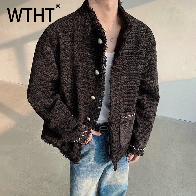 WTHT Fashion Men's Solid Color Burr Edge Spliced Diamond Coats Trendy Loose Stand Collar Casual Jackets Male 2025 Summer 2A1050
WTHT Fashion Men's Solid Color Burr Edge Spliced Diamond Coats Trendy Loose Stand Collar Casual Jackets Male 2025 Summer 2A1050