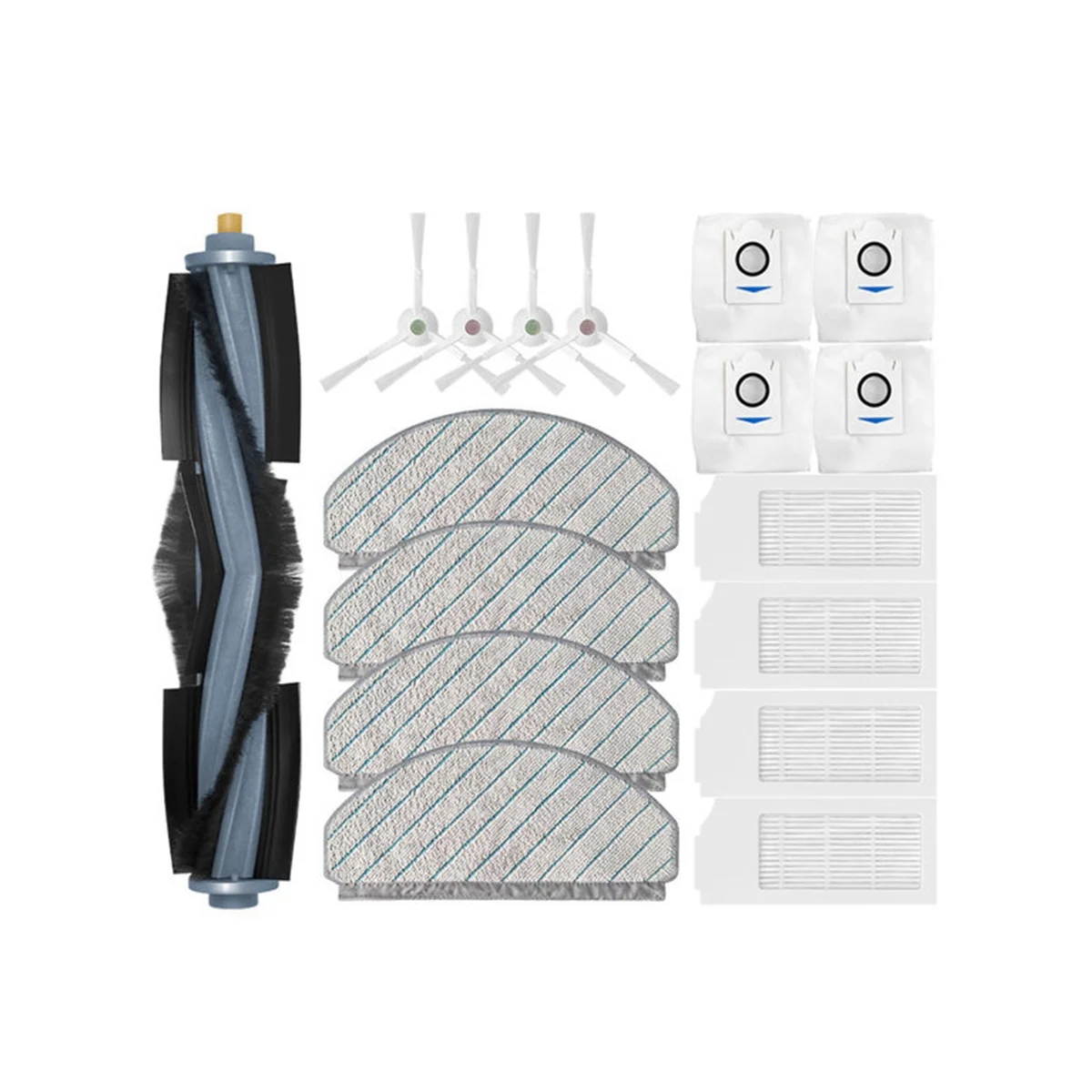 A06P-Для Ecovacs X1 Plus/T10 Plus Запасные аксессуары для робота-пылесоса Основная боковая щетка Hepa-фильтр Мешок для пыли Швабра Тканевый чехол
A06P-Для Ecovacs X1 Plus/T10 Plus Запасные аксессуары для робота-пылесоса Основная боковая щетка Hepa-фильтр Мешок для пыли Швабра Тканевый чехол