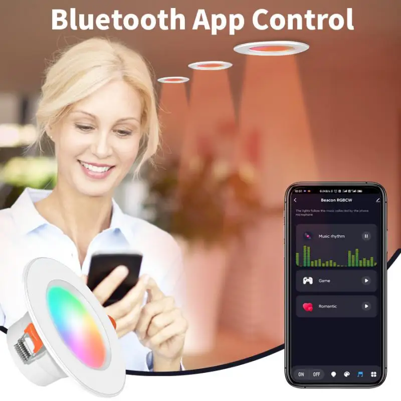 Потолочный светильник, совместимый с Bluetooth, цветная точечная Светодиодная лампа, утопленный Круглый Светильник, умный Домашний Светильник RGB, светильник с регулируемой яркостью, 110 В, 220 В
Потолочный светильник, совместимый с Bluetooth, цветная точечная Светодиодная лампа, утопленный Круглый Светильник, умный Домашний Светильник RGB, светильник с регулируемой яркостью, 110 В, 220 В