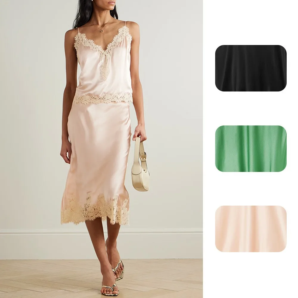 2026 Women's Fashion Homewear Two-piece Set Suspender Top Skirt Lace Decoration
2026 Women's Fashion Homewear Two-piece Set Suspender Top Skirt Lace Decoration