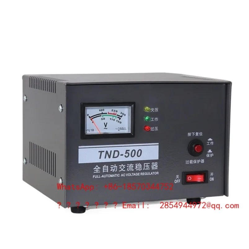 Voltage Regulator Household Single-phase 220 Air Conditioner Computer Refrigerator Automatic Low-voltage Booster Power Supply
Voltage Regulator Household Single-phase 220 Air Conditioner Computer Refrigerator Automatic Low-voltage Booster Power Supply