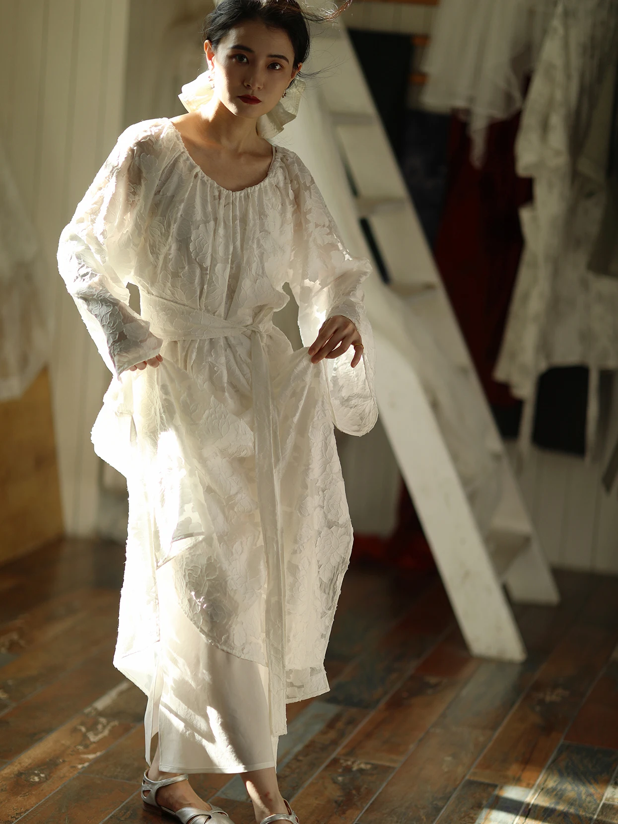 Ninth Cloud Moon Flower adow Peony Long Sve Women's Dr Floral Cut out 3D Sle Spring Summer Autumn Dr
Ninth Cloud Moon Flower adow Peony Long Sve Women's Dr Floral Cut out 3D Sle Spring Summer Autumn Dr