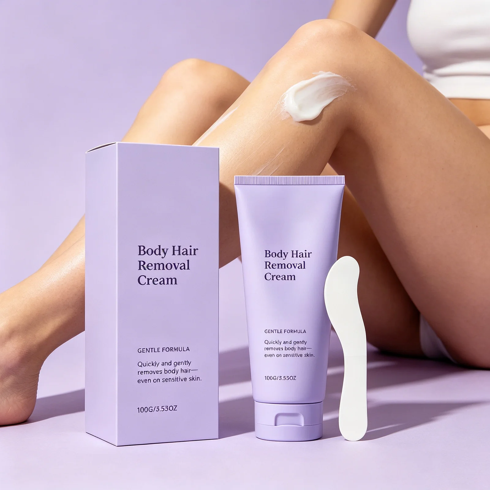 Gentle Painless Hair Removal Cream for Underarm & Hand – Prevents Dark Spots, Safe for Sensitive Skin Areas for Women & Men 100g
Gentle Painless Hair Removal Cream for Underarm & Hand – Prevents Dark Spots, Safe for Sensitive Skin Areas for Women & Men 100g