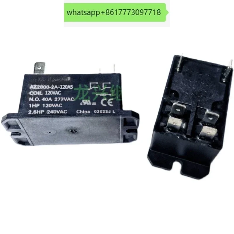 New Bulk AZ2800-2A-120A5 240A5 VAC ZETTLER ® 6 Pin Two Normally Open Relay
New Bulk AZ2800-2A-120A5 240A5 VAC ZETTLER ® 6 Pin Two Normally Open Relay