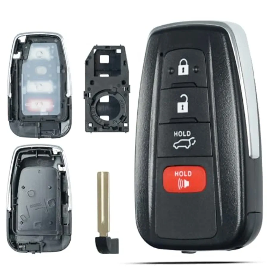 Key Fob Shell Case Replacement Fits for Toyota Highlander RAV4 RAV-4 2019 2020 2021 2022 2023 Keyless Entry Remote Control 4 Bu
Key Fob Shell Case Replacement Fits for Toyota Highlander RAV4 RAV-4 2019 2020 2021 2022 2023 Keyless Entry Remote Control 4 Bu