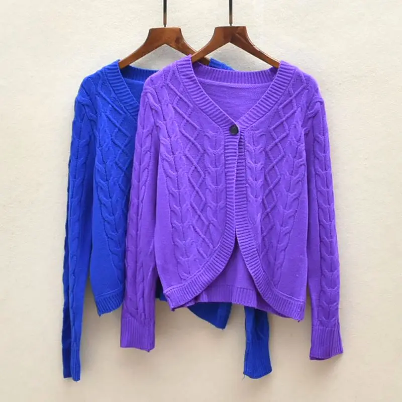 Осенний женский кардиган большого размера, однотонный женский кардиган на одной пуговице, длинный свитер V-Ne, верхняя одежда Faion Ladies' K...
Осенний женский кардиган большого размера, однотонный женский кардиган на одной пуговице, длинный свитер V-Ne, верхняя одежда Faion Ladies' K...