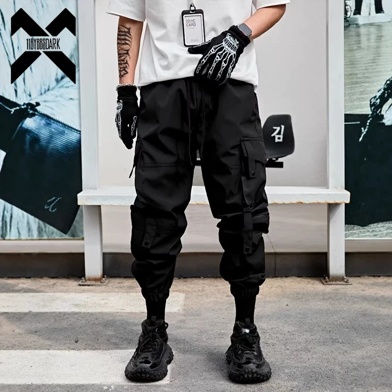 Мужские тактические функциональные джоггеры-карго 2026 в стиле techwear, уличные брюки-харем с множеством карманов, черные, на эластичной резинке
Мужские тактические функциональные джоггеры-карго 2026 в стиле techwear, уличные брюки-харем с множеством карманов, черные, на эластичной резинке