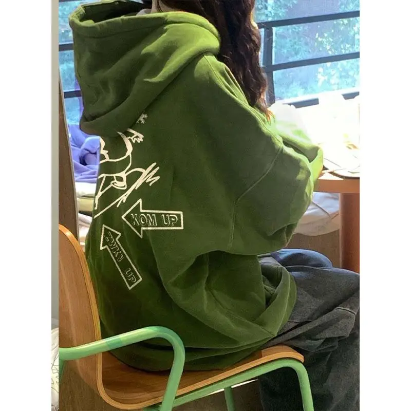 Women's Cotton Hoodies Autumn Winter Hooded Sweatshirt Baggy Coat Vintage Graphic Clothes for Girl Streetwear 2023
Women's Cotton Hoodies Autumn Winter Hooded Sweatshirt Baggy Coat Vintage Graphic Clothes for Girl Streetwear 2023