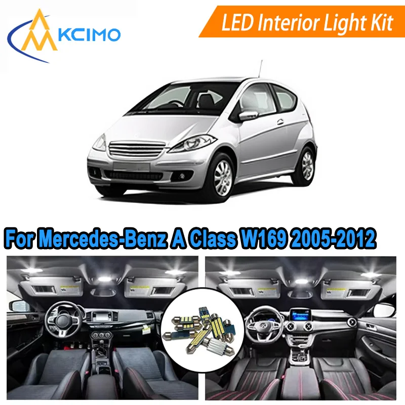 Canbus LED Kit Interior Light Bulbs For Mercedes-Benz A Class W169 2005-2012,Door Lights Super Bright Light Set Easy Install
Canbus LED Kit Interior Light Bulbs For Mercedes-Benz A Class W169 2005-2012,Door Lights Super Bright Light Set Easy Install
