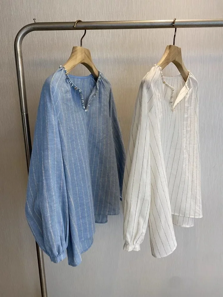 Свободный льняной V-Ne, женский повседневный длинный светильник в вертикальную полоску, дышащий, длинный свеч, осень-весна, сезонный, прозрачный, крутой...
Свободный льняной V-Ne, женский повседневный длинный светильник в вертикальную полоску, дышащий, длинный свеч, осень-весна, сезонный, прозрачный, крутой...