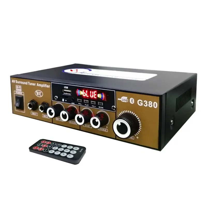 1 PCS G380 Digital Power Amplifier Multifunctional Power Amplifier Auto Supplies EU Plug
1 PCS G380 Digital Power Amplifier Multifunctional Power Amplifier Auto Supplies EU Plug
