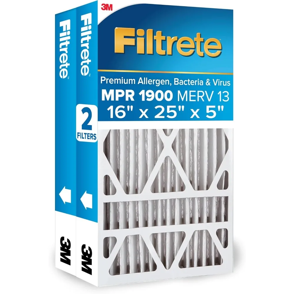 16x25x5 AC Furnace Air Filter, MERV 13, MPR 1900, Premium Allergen, Bacteria & Virus Filter, Electrostatic Air Cleaning Filter
16x25x5 AC Furnace Air Filter, MERV 13, MPR 1900, Premium Allergen, Bacteria & Virus Filter, Electrostatic Air Cleaning Filter
