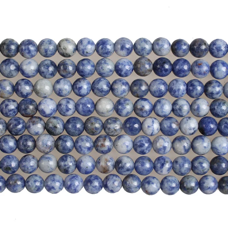 Natural Stone Blue Dot Stone Beads Sodalite Round Loose Beads 2 3 4 6 8 10 12mm Beads For Diy Jewelry Making
Natural Stone Blue Dot Stone Beads Sodalite Round Loose Beads 2 3 4 6 8 10 12mm Beads For Diy Jewelry Making