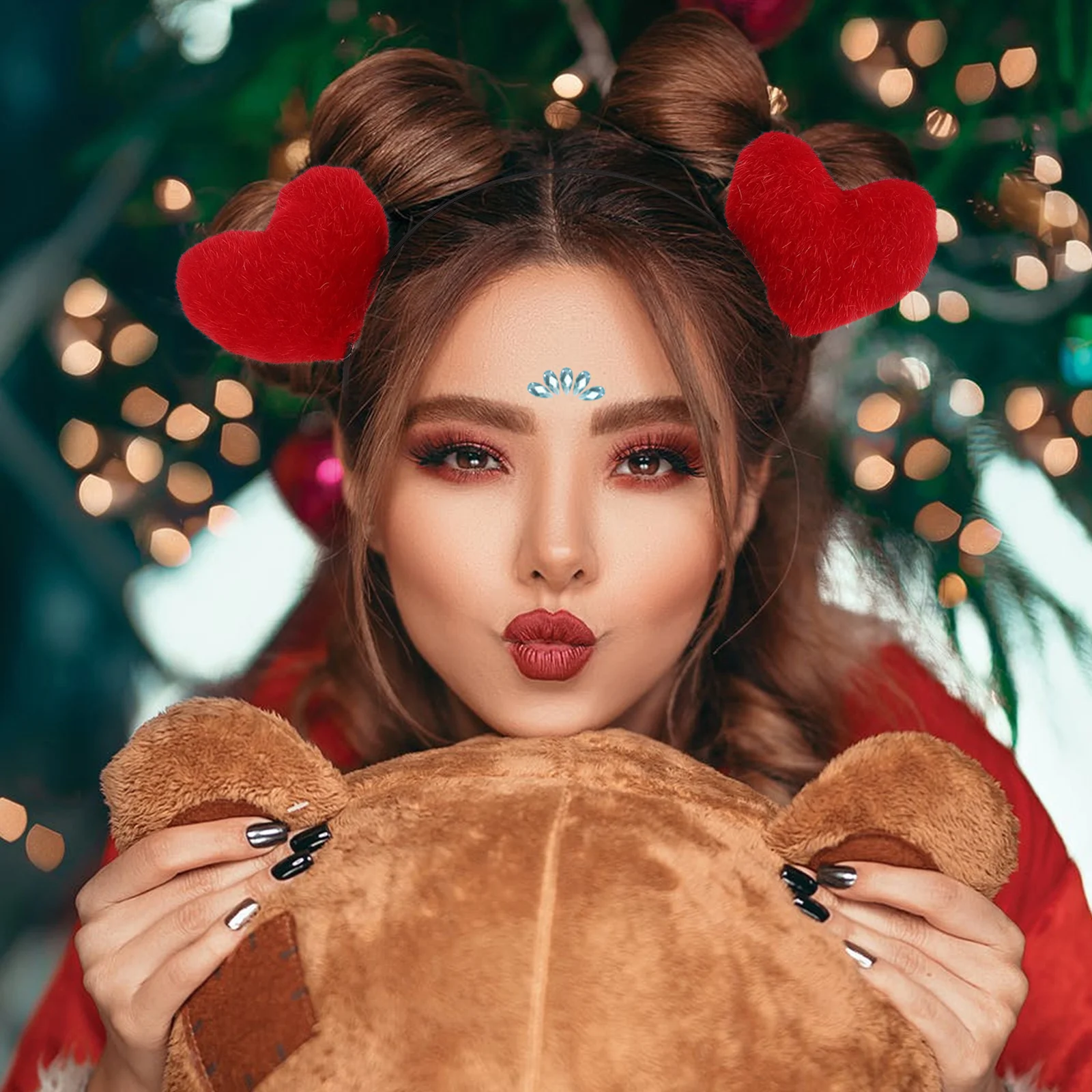 2Pcs Heart Shaped Hair Hoops Pink Color Valentine Accessories Suitable Age Groups Good Quality Delicate Headwear Hair Tools
2Pcs Heart Shaped Hair Hoops Pink Color Valentine Accessories Suitable Age Groups Good Quality Delicate Headwear Hair Tools