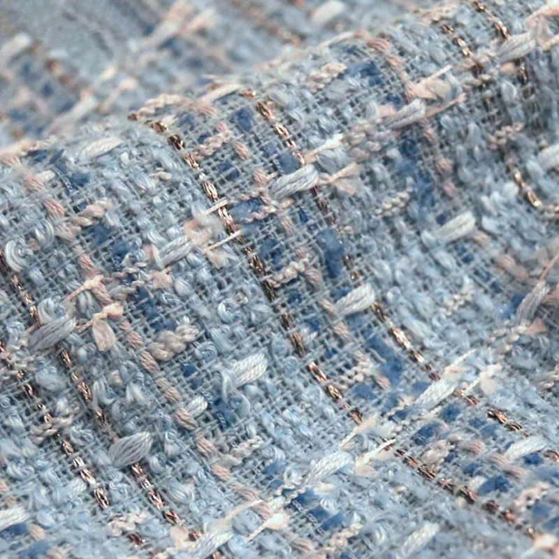 Синий цвет и серебряная проволока, окрашенная в пряже плетеная твидовая ткань для женщин, осенняя куртка, костюмы, пальто, сумка, материал для шитья своими руками
Синий цвет и серебряная проволока, окрашенная в пряже плетеная твидовая ткань для женщин, осенняя куртка, костюмы, пальто, сумка, материал для шитья своими руками