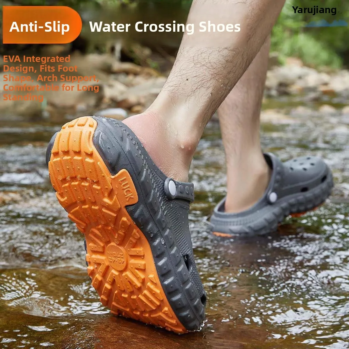 Men's Holes Slippers EVA Anti-slip Odor Control Arch Support Outdoor Summer Driving New Model Comfortable Home Slippers
Men's Holes Slippers EVA Anti-slip Odor Control Arch Support Outdoor Summer Driving New Model Comfortable Home Slippers