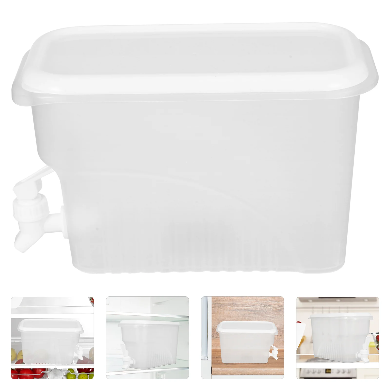 Can Cold Water Jug with Faucet Refrigerators Drink Dispenser for Fridge Bottle Pp Beverages
Can Cold Water Jug with Faucet Refrigerators Drink Dispenser for Fridge Bottle Pp Beverages