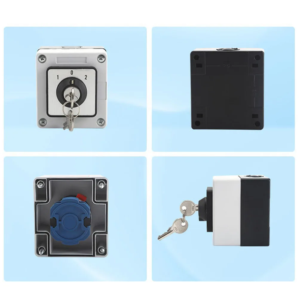 SZW26-20 20A Three-Position Changeover Switch With Key Lock and High-Conductivity Silver Alloy Contacts for Stable Performance
SZW26-20 20A Three-Position Changeover Switch With Key Lock and High-Conductivity Silver Alloy Contacts for Stable Performance