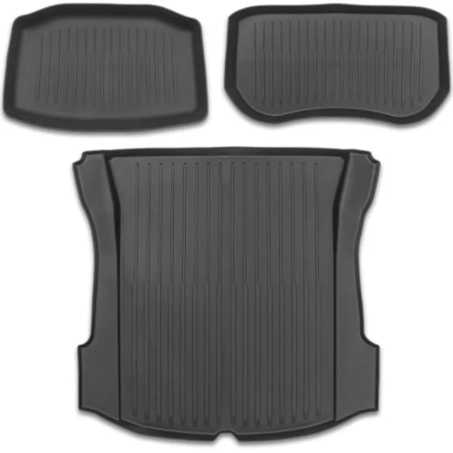 All Weather Cargo Liners for Tesla Model 3 Trunk Mats Front and Rear Trunk Tray Mats Protector 2021 2022 2023 Accessories
All Weather Cargo Liners for Tesla Model 3 Trunk Mats Front and Rear Trunk Tray Mats Protector 2021 2022 2023 Accessories