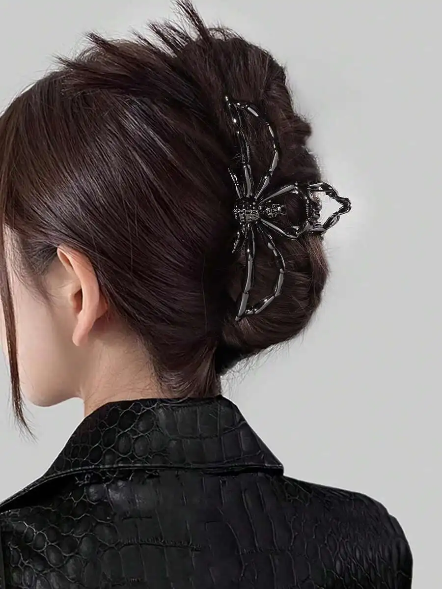 Spider Shaped Metal Hair Claw Clip Gothic Style Hair Accessory For Women
Spider Shaped Metal Hair Claw Clip Gothic Style Hair Accessory For Women