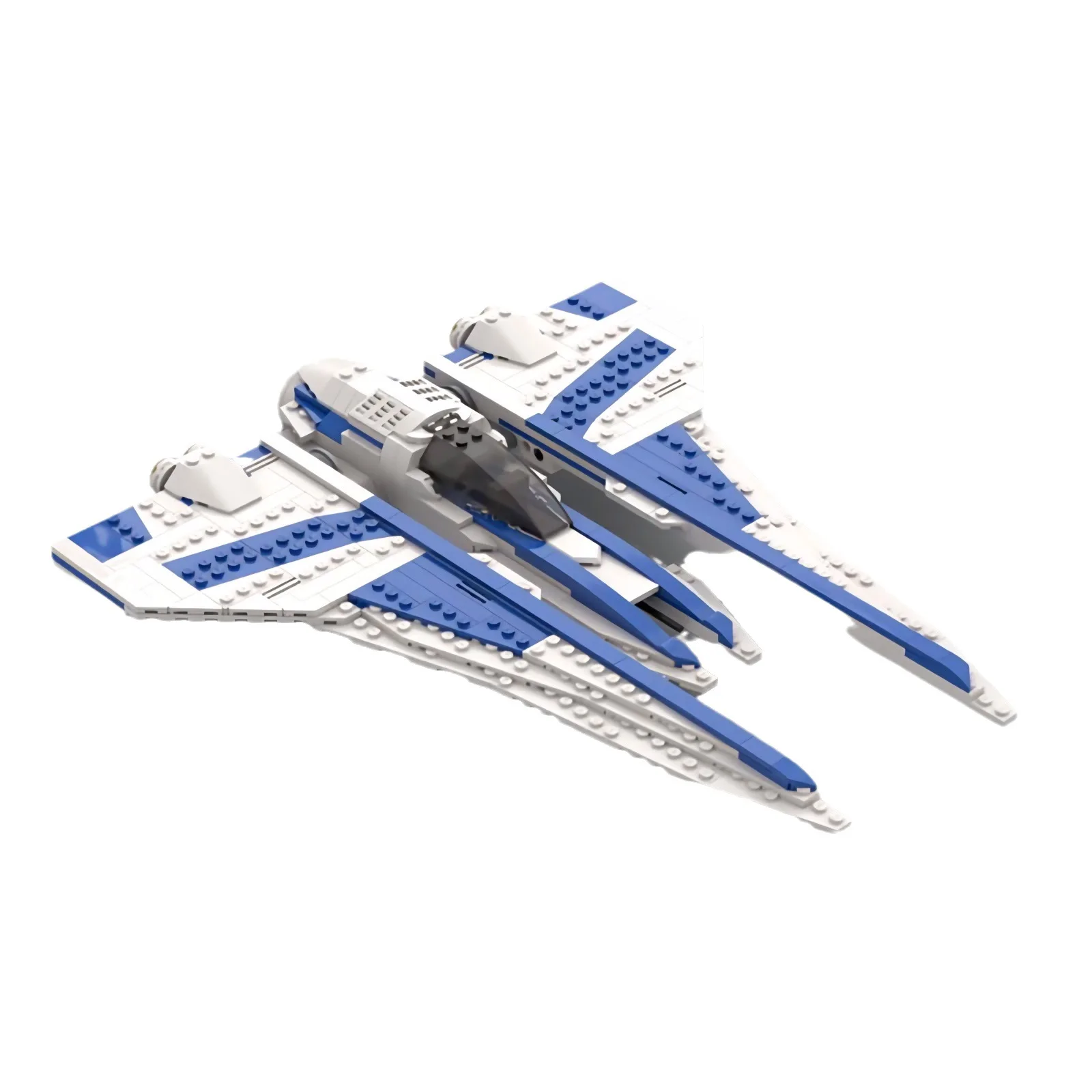 Small particle building blocks MOC interstellar combat spacecraft assembly toy model for boys' birthday and Christmas gifts
Small particle building blocks MOC interstellar combat spacecraft assembly toy model for boys' birthday and Christmas gifts