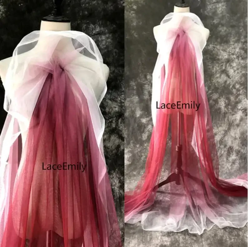 4-цветная винно-красная градиентная кружевная ткань синего фиолетового цвета с градиентом из тюля для детского платья-пачки, платья, свадебной фаты, выпускного вечера
4-цветная винно-красная градиентная кружевная ткань синего фиолетового цвета с градиентом из тюля для детского платья-пачки, платья, свадебной фаты, выпускного вечера