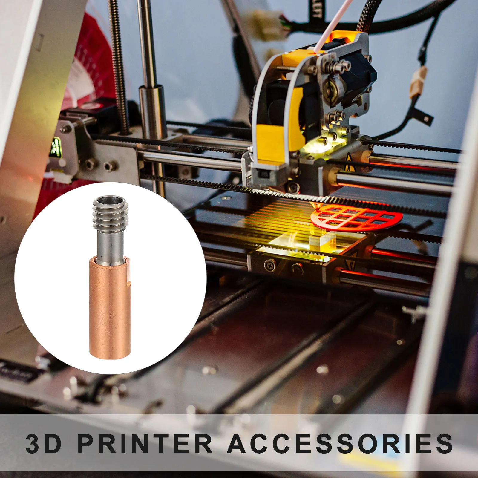 1Pcs 3D Printer Heatbreak Throat Titanium Alloy Stable Thermal Barrier Extruder Part Smooth Surface Prevent Clogging Printing
1Pcs 3D Printer Heatbreak Throat Titanium Alloy Stable Thermal Barrier Extruder Part Smooth Surface Prevent Clogging Printing